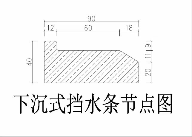 WKST 下沉式石基尺寸图